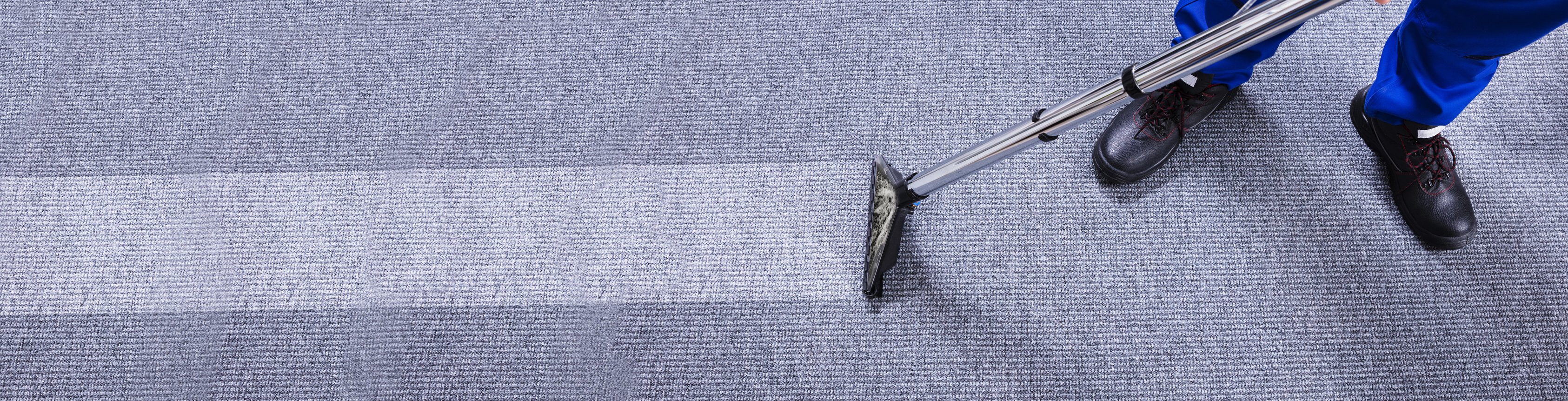 Janitor Cleaning Carpet